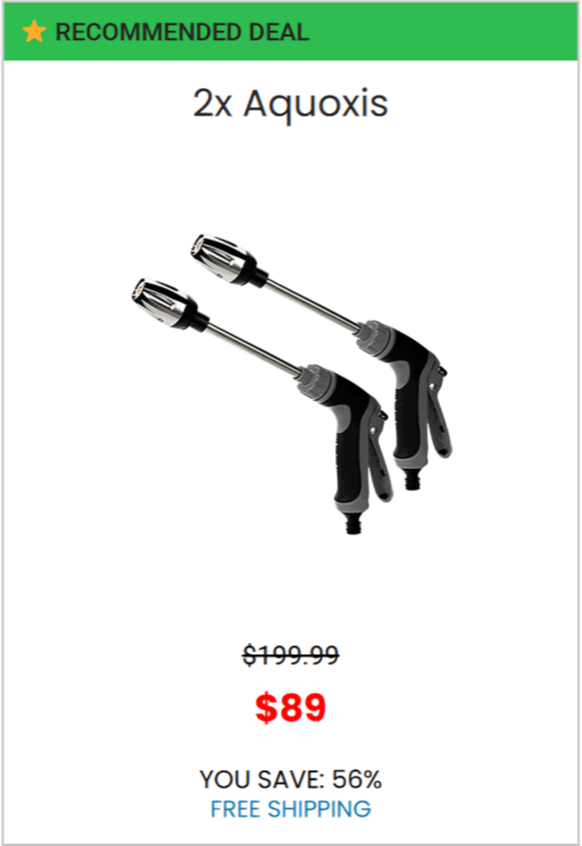 Aquoxis Pressure Washer offer price 