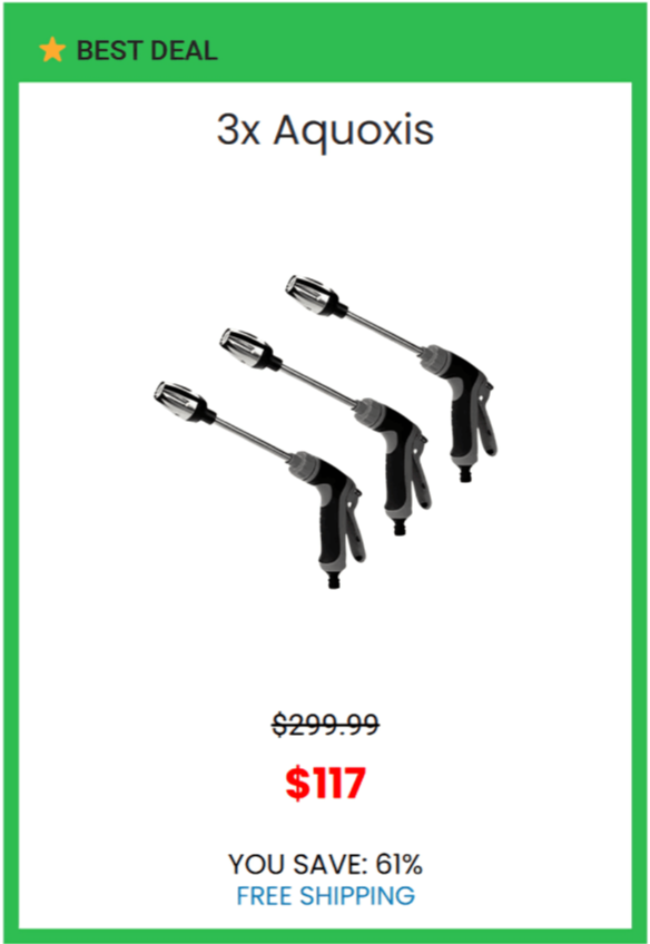 Aquoxis Pressure Washer offer price 